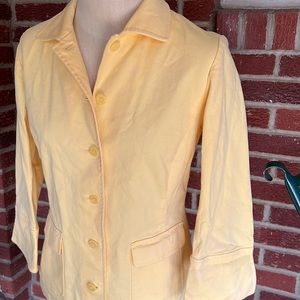 Linda Allard Ellen Tracy Petite Yellow Jacket.